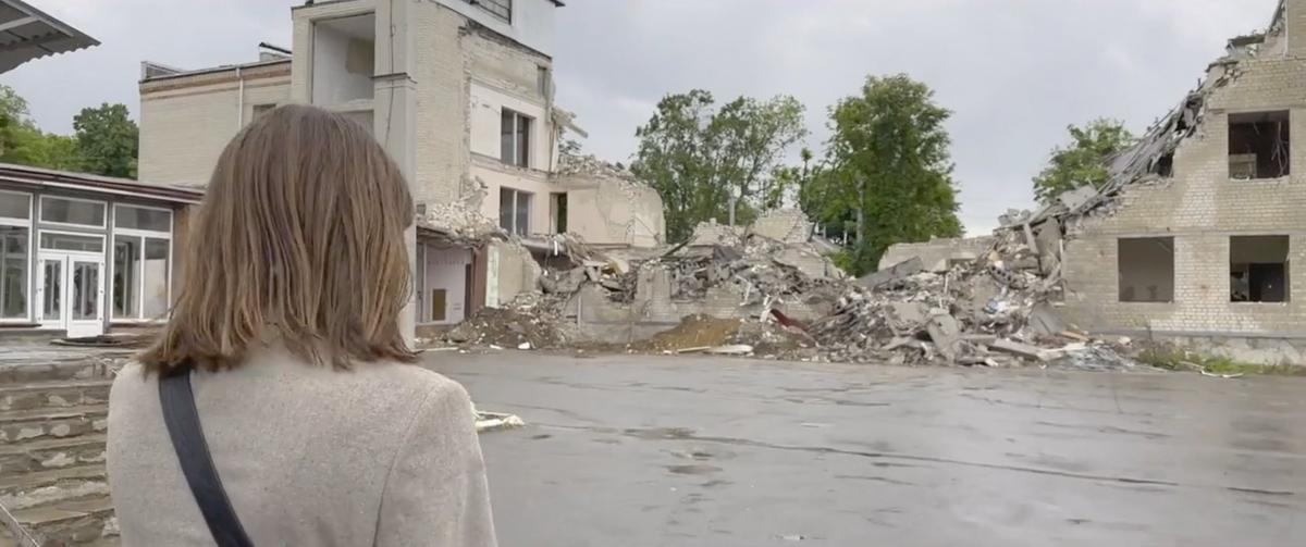 Кадр из фильма «Архитекторы надежды: первые шаги восстановления Украины»