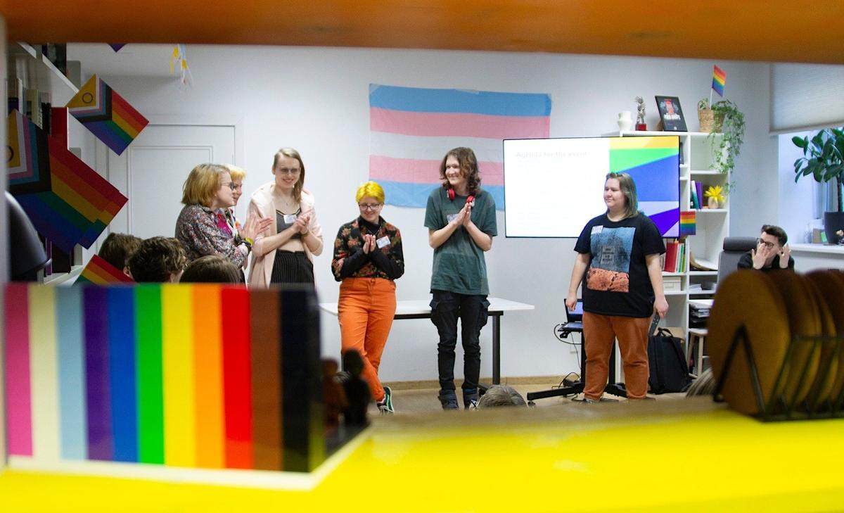 День видимости трансгендеров в Лиепае, 30 марта 2024 года. Фото: Active Rainbow, Facebook
