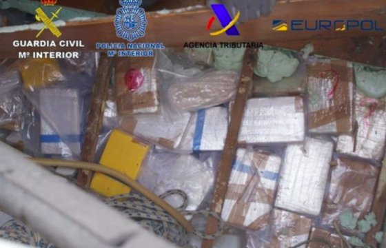 В Испании задержали яхту с полутонной кокаина и гражданином Эстонии на борту