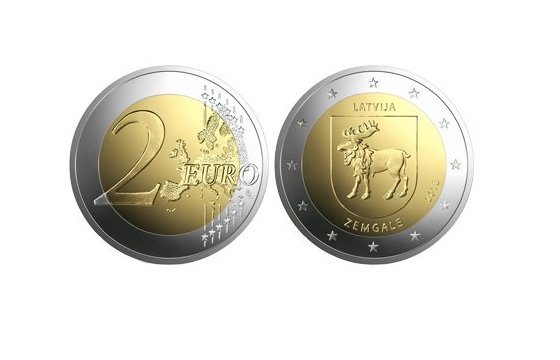 Банк Латвии выпустит монету с Земгале