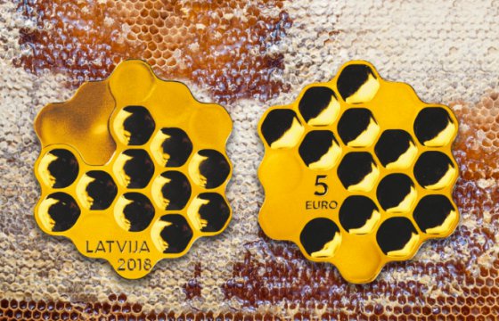 Банк Латвии выпустит «медовую монету»