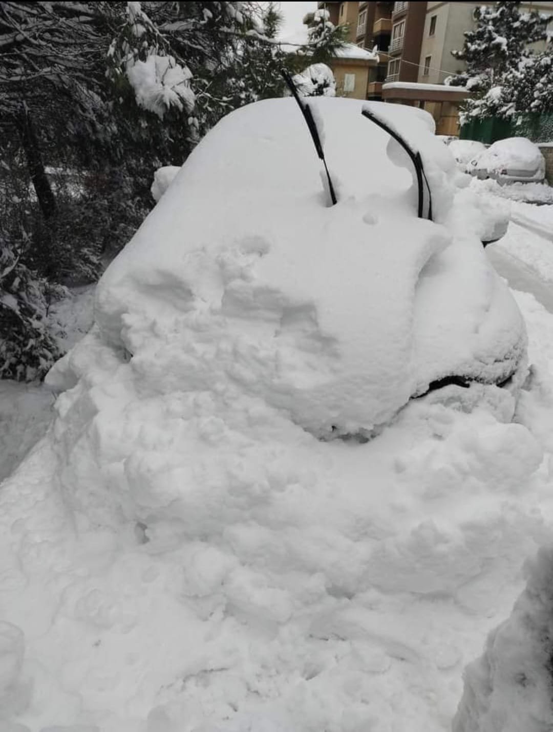 Фото: автомобиль в Вильнюсе, группа "Метеорологи-энтузиасты",facebook