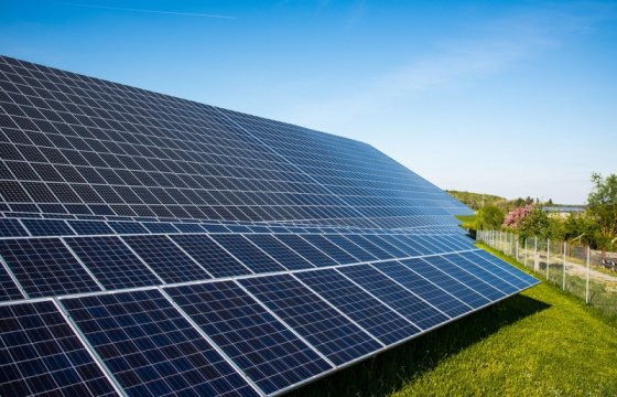 В Эстонии завершается строительство парка солнечных батарей