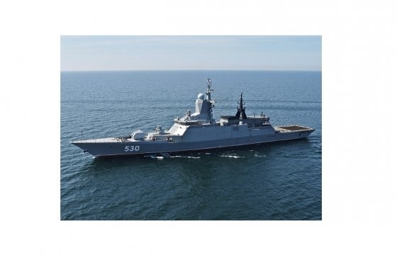 Российские военные корабли снова заметили вблизи латвийских вод в Балтийском море