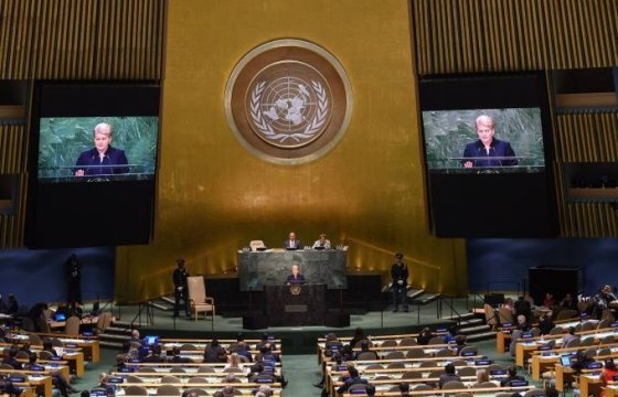 Президент Литвы будет участвовать в сессии генеральной ассамблеи ООН