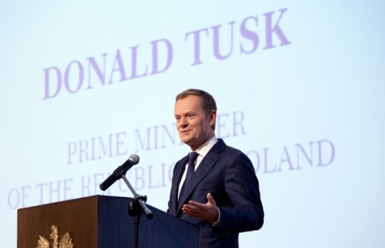 Представители стран Балтии поддерживают кандидатуру Туска на посту председателя Европейского Совета