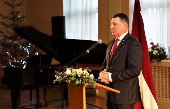 Президент Латвии поздравил жителей страны с Рождеством