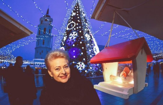 Президент Литвы пожелала жителям страны «яркого и обнадеживающего» Рождества