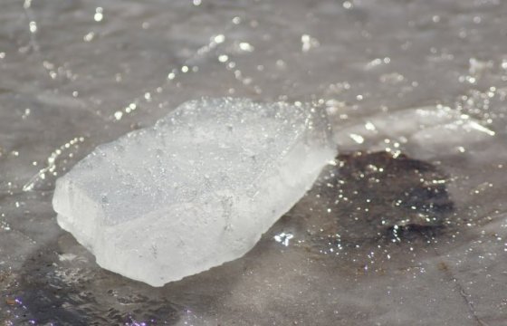 В Эстонии запретили выходить на лед водоемов