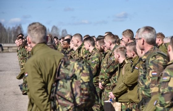 В Литву прибыл голландский контингент международного батальона НАТО