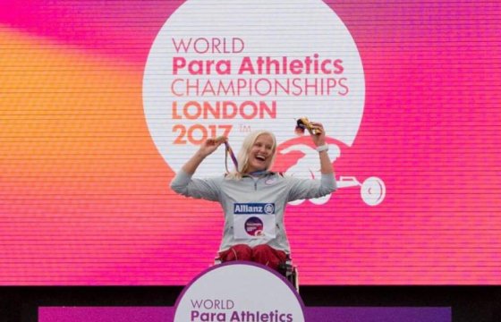 Спортсменка из Латвии завоевала золотую медаль на паралимпийском чемпионате мира по легкой атлетике