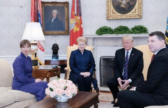 Главы стран Балтии встретились с президентом США