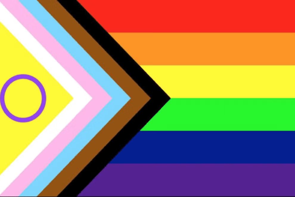 «Прогрессивный флаг» ЛГБТК+ сообщества. Изображение: Intersex Equality Rights UK