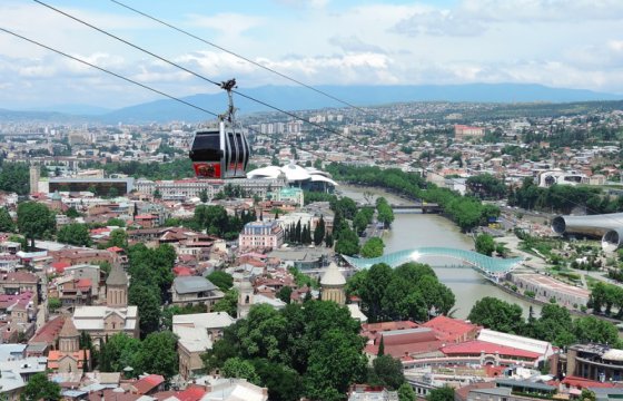 В центре Тбилиси мобилизован спецназ