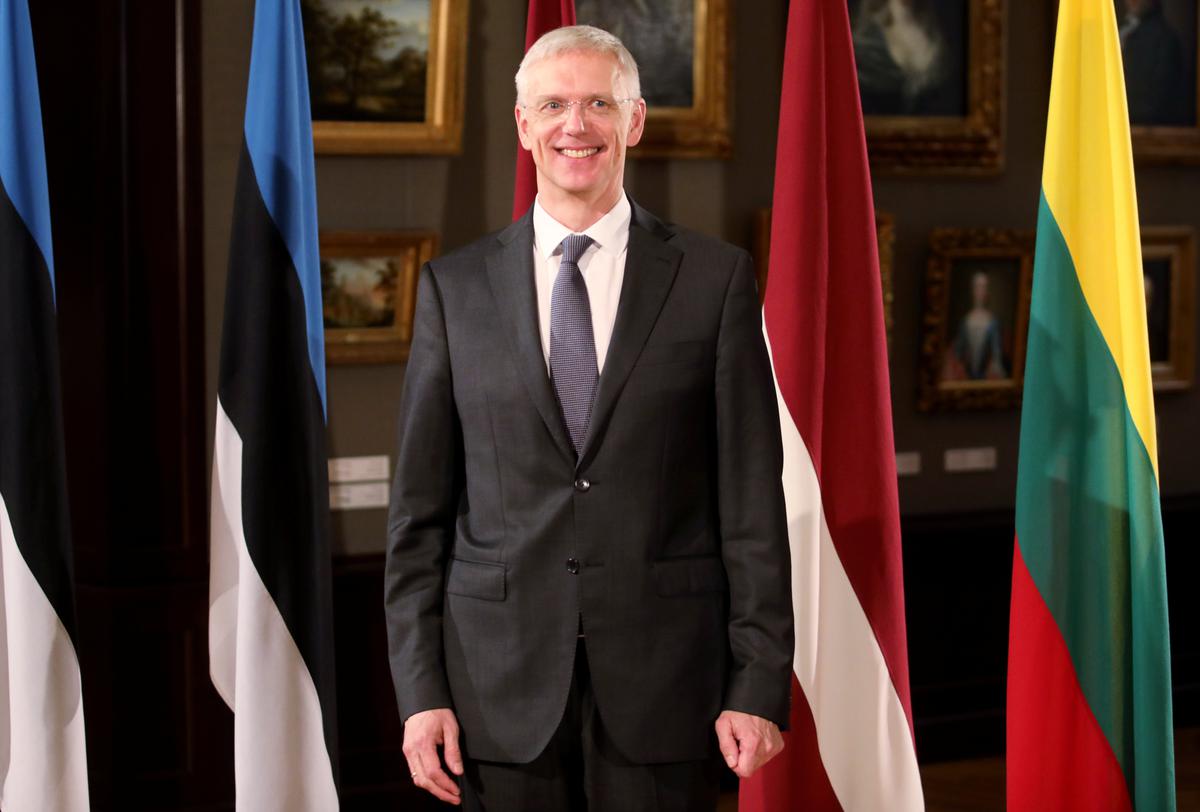 Премьер-министр Латвии Кришьянис Кариньш. Фото: LETA