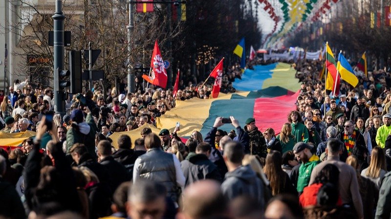 11 марта в Литве отметят День восстановления независимости: в Вильнюсе пройдет марш под флагами Литвы и Украины
