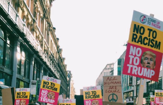 Жители Лондона протестуют против готовящегося визита Трампа