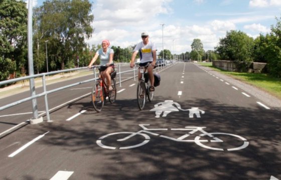 Вдоль Тартуского шоссе в Таллине появится велодорожка