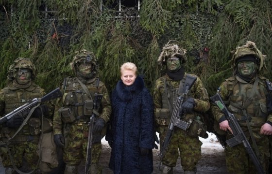 Грибаускайте: учения НАТО укрепляют оборону Литвы