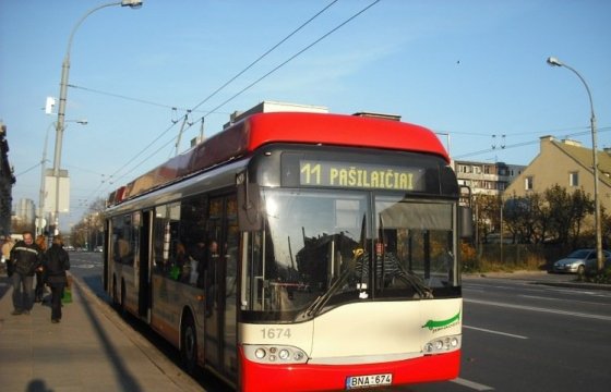 16 февраля общественный транспорт Вильнюса будет бесплатным