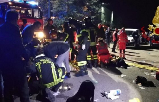 Давка в итальянском клубе: погибли 6 человек