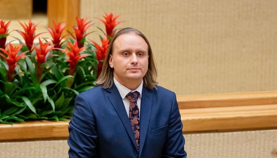 Глава комитета по правам человека Сейма Лауринас Шедвидис. Фото: Сейм Литвы