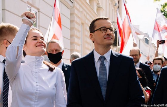 Премьер Польши встретился со Светланой Тихановской