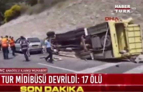 Авария туристического микроавтобуса в Турции: погибли 20 человек