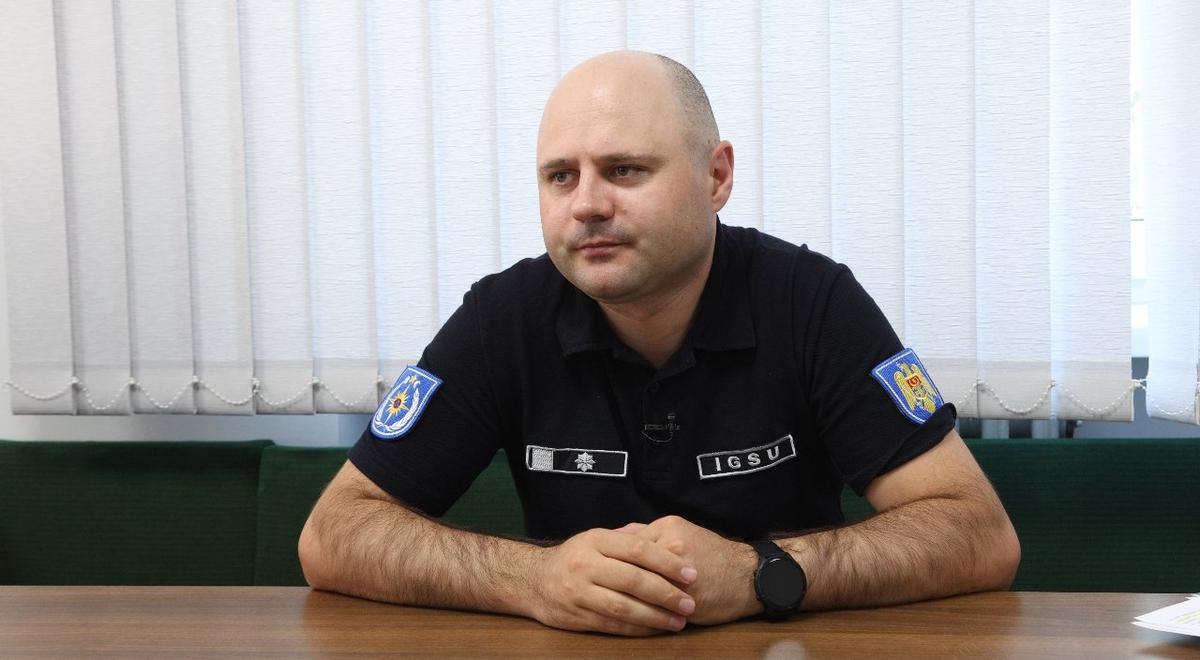 Дмитрий Виеру, глава Главного управления по предотвращению чрезвычайных ситуаций ГИЧС. Фото: Ziarul de Gardă
