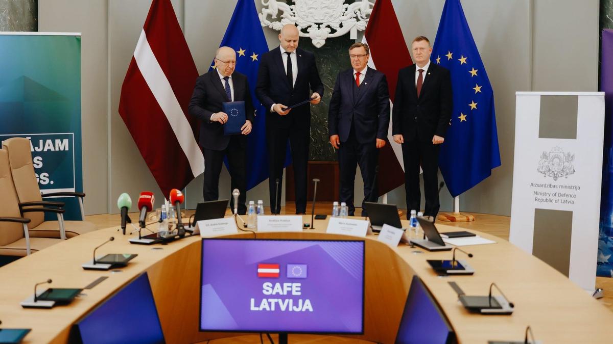 Латвия подписала договор о займе почти 3,5 млрд евро на укрепление безопасности в рамках инструмента ЕС SAFE