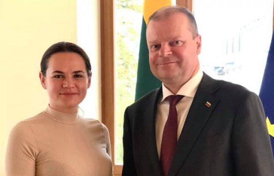 Премьер Литвы встретился со Светланой Тихановской