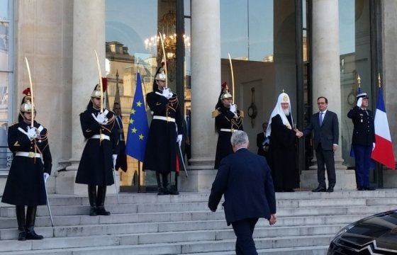 Франсуа Олланд принял патриарха всея Руси Кирилла