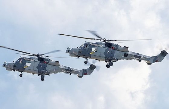 В Эстонию прибыли британские вертолеты