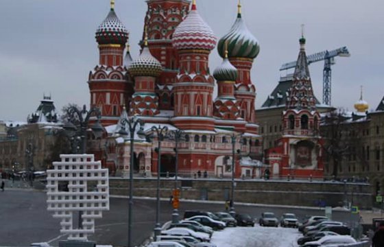 На месте убийства Бориса Немцова установили скульптуру «Крик»