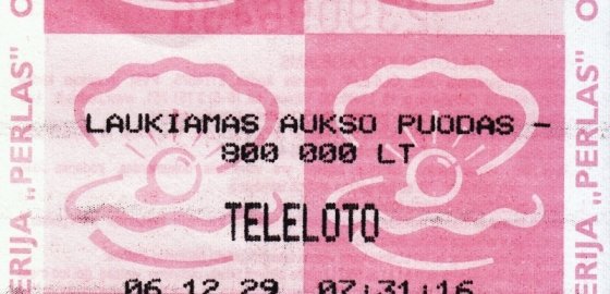 Подорожали литовские лотерейные билеты «Teleloto»