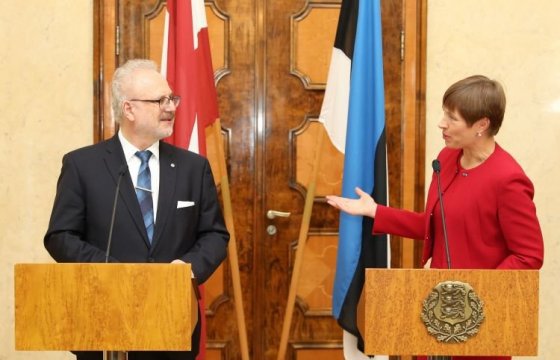 Новый президент Латвии посещает Эстонию с визитом