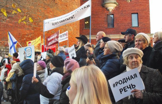 В Эстонии пройдет пикет в поддержку русскоязычного образования в Латвии