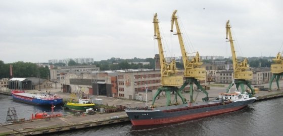 Завершено строительство инфраструктуры Рижского порта на острове Криеву