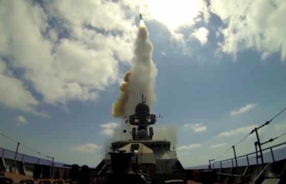 Российские корабли нанесли ракетный удар по объектам боевиков в Сирии