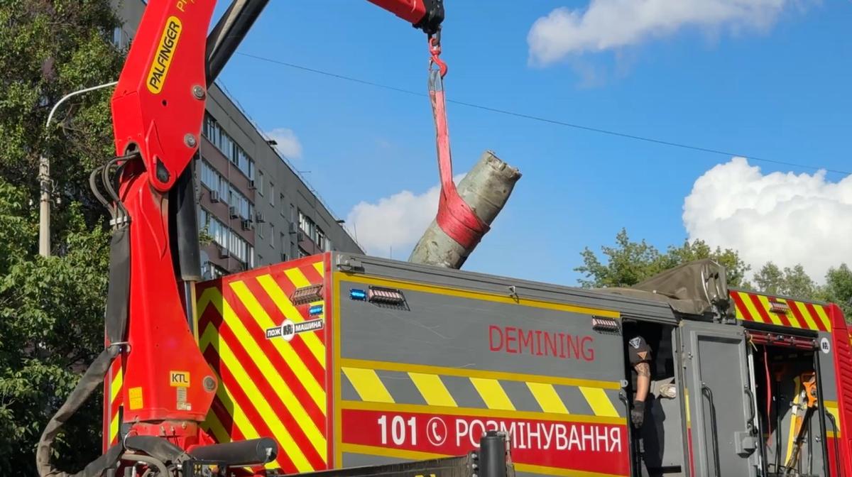 Уничтожение боеприпаса. Фото «Новостей Донбасса»