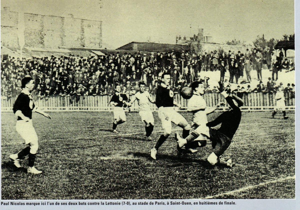 Матч Франция — Латвия, 1924 год. Фото: L’Equipe, L’Equipe de France de Football, la Belle Histoire