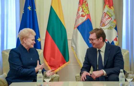 Президент Литвы призвала Сербию придерживаться позиций ЕС по России