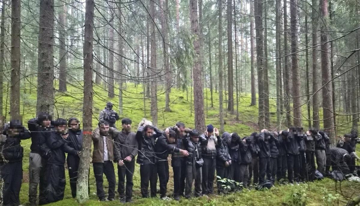 Фото: пограничная служба Латвии